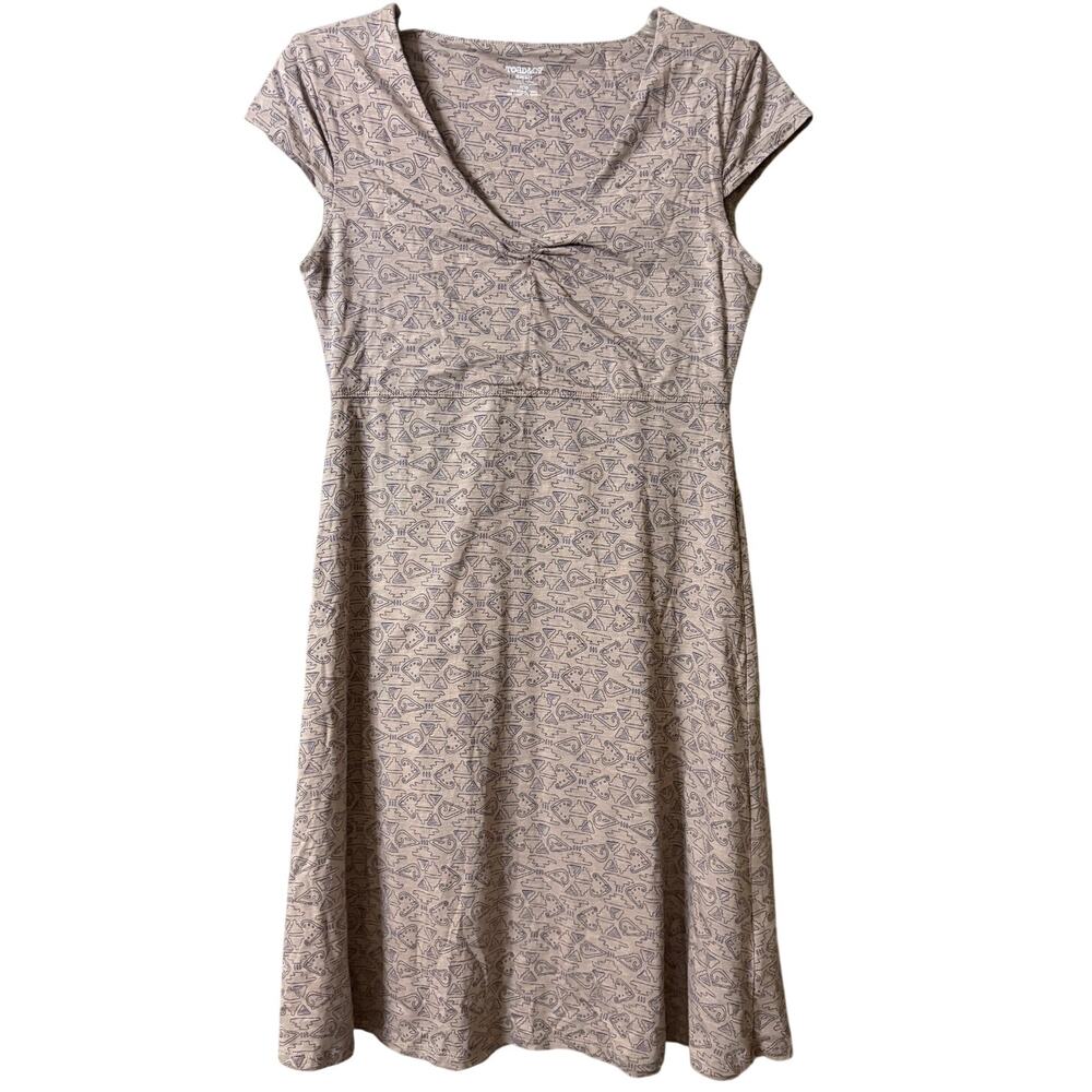 Toad&Co Rosemarie Dress Womens Small Cocoa Brown Casual